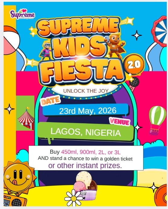 Supreme Kids' Fiesta Event Flyer